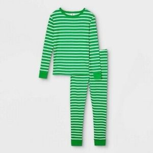 Toddler Striped 100% Cotton Tight Fit Matching Family Pajama Set